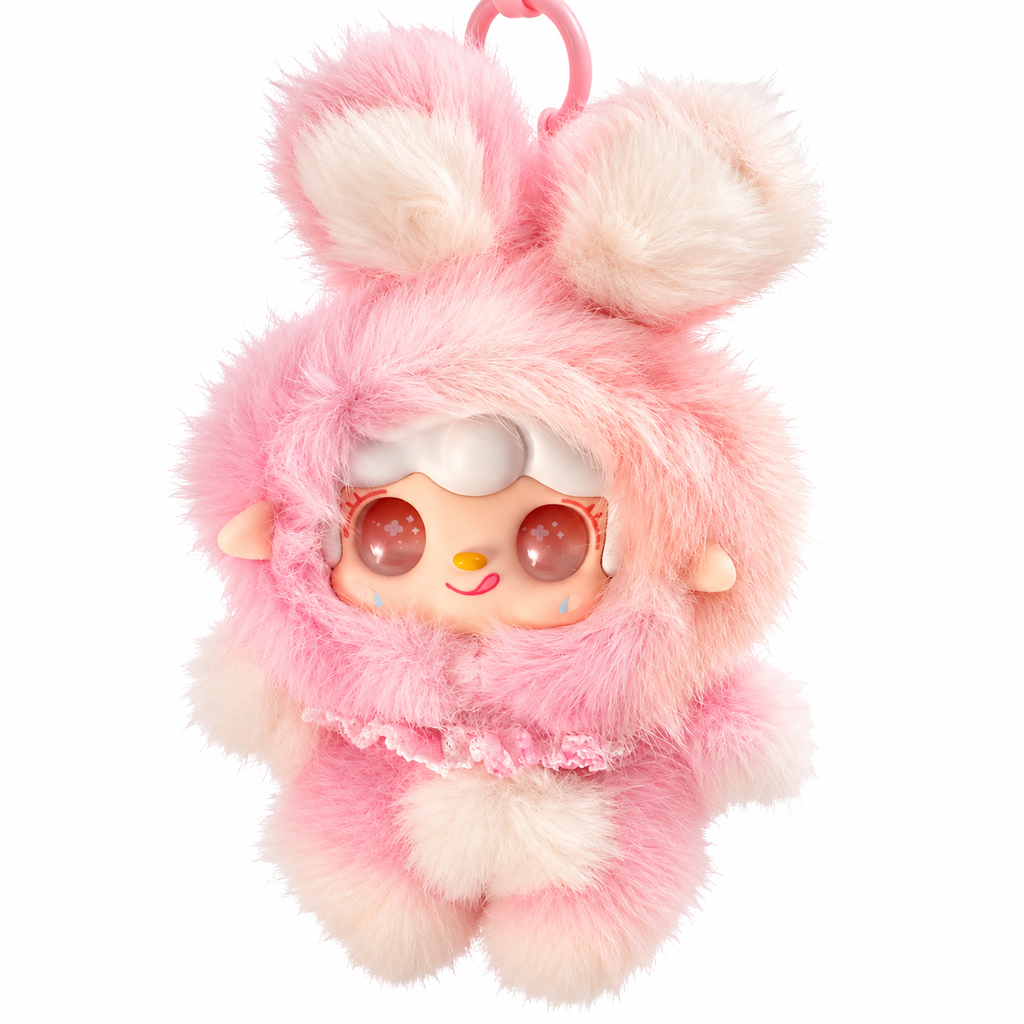 Boîte Mystère Hopping Bunny – Peluche porte-clés surprise
